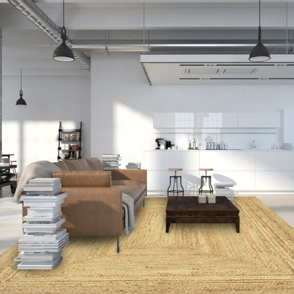 Natural Modern Jute Carpet for Living Room